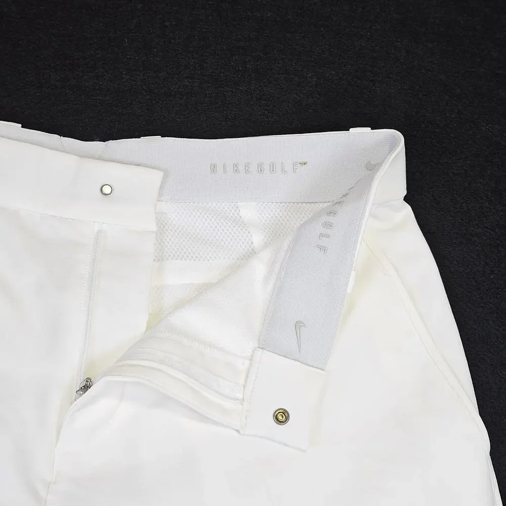 Nike Golf Victory Shorts Mens 33 M White Resortwear Stretch Performance FZ7637